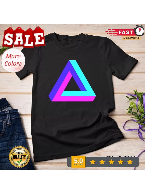 Sacred Geometry - Geometric Penrose Triangle T-Shirt Unisex T-shirt