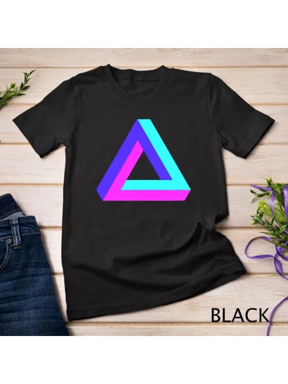 Sacred Geometry Geometric Penrose Triangle Unisex S-5XL T-Shirt