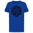 thumbnail image 1 of Sacred Geometry Hexagon Graphic T-Shirt Men -Image by Shutterstock, Male Medium, 1 of 2