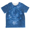 thumbnail image 1 of Sacred Geometry Icosahedron Crystal Wind All Over Toddler T Shirt Multi 2T, 1 of 2