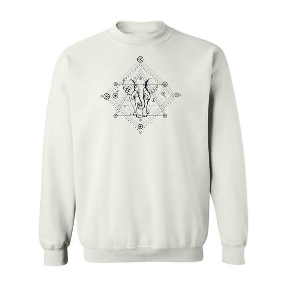 Sacred Geometry Impression Sweatshirt Men -Image by Shutterstock, Male 3X-Large