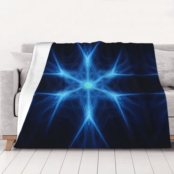 Sacred Geometry Patterns Warm Cozy Plush Throw Blanket for Couch Bed Sofa 80"x60"
