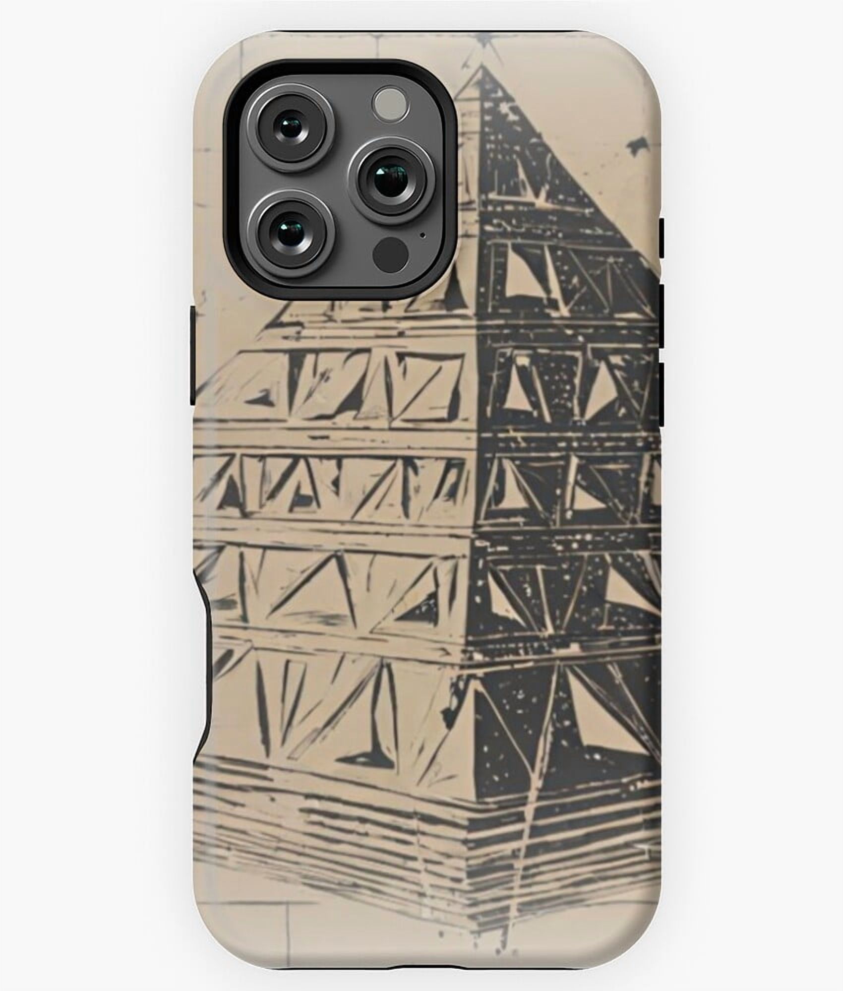 Sacred Geometry Pyramid Priceless M4011 Phone Case for iPhone 17 16 15 ...
