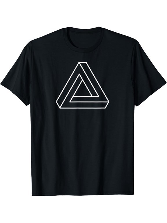 Sacred Geometry Shirt - Geometric Penrose Triangle T Shirt T-Shirt