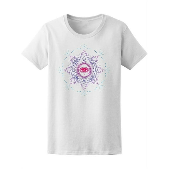 Sacred Geometry Symbol T-Shirt Women -Image by Shutterstock, Female Small