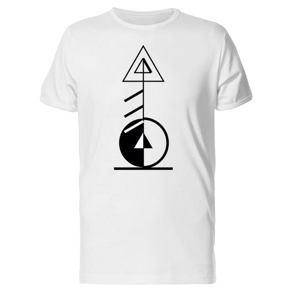 Sacred Geometry Triangle Art Tee Men's -Image by Shutterstock