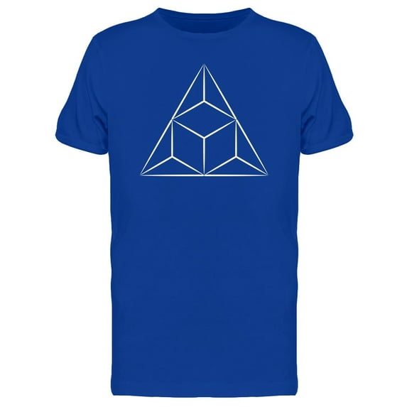 Sacred Geometry Triangle Pyramid T-Shirt Men -Image by Shutterstock, Male x-Large