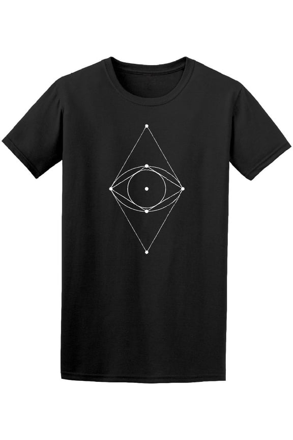 Sacred Geometry Triangles T-Shirt Men -Image by Shutterstock, Male x-Large
