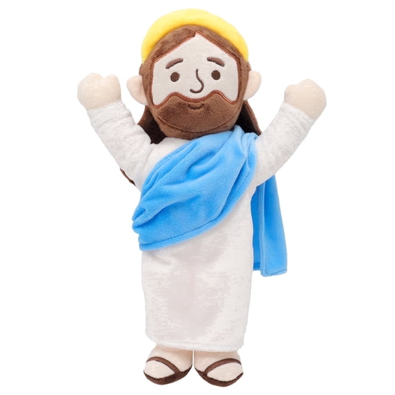 Blessing And Glory Jesus Plush Doll - Prayer-Themed Religious Toy For Church, Sunday School, Christmas, Easter, Home Decor, And Inspirational Gifts Easter, Mother's Day Gifts-Blue
