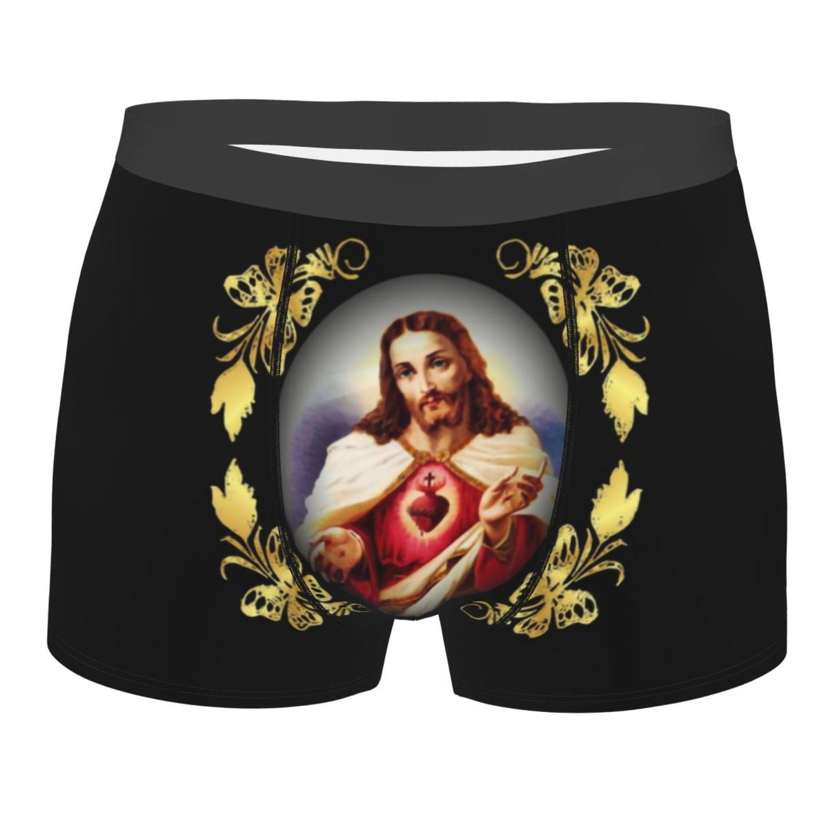 Sacred Heart Of Jesus Catholic Underwear Men Stretch Religion Christian ...