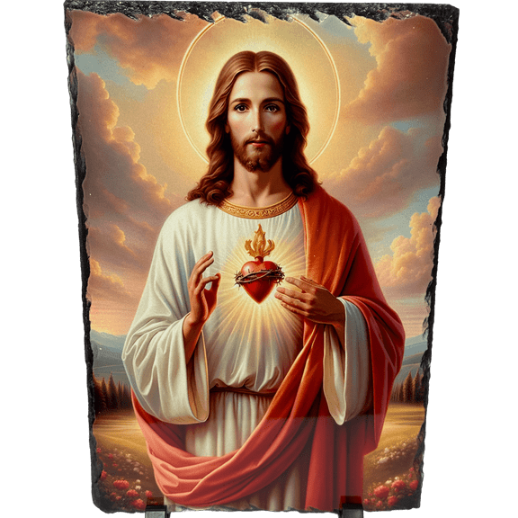 Sacred Heart Rock Slate