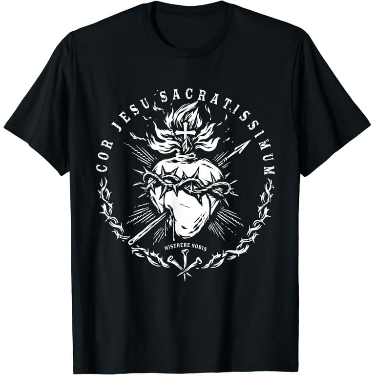 Sacred Heart Of Jesus Devotion Catholic T-Shirt Sacred Heart Of Jesus Devotion Catholic T-Shirt