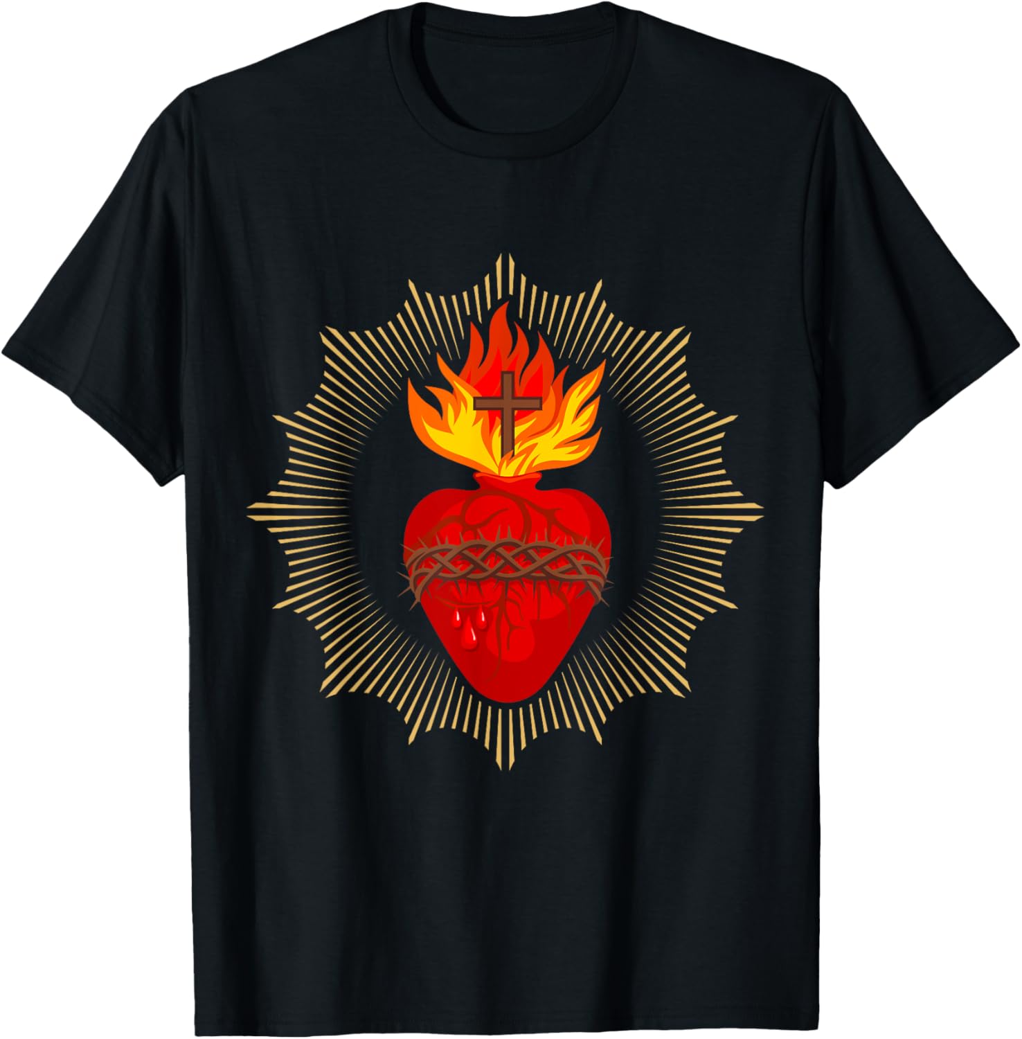Sacred Heart of Jesus Christ Lord and Savior of the World T-Shirt ...