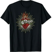Sacred Heart of Mary Devotional T-Shirt: Catholic Apparel