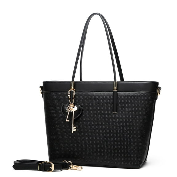 Sacred Love Wings Vegan Leather Unique Bling Handbag