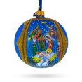 thumbnail image 1 of Sacred Nativity Gathering Glass Ball Christmas Ornament 4 Inches, 1 of 4