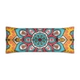 thumbnail image 1 of Sacred Symbolic Mandala Seat Belt Pillow - Soft Mastectomy Car Cushion for Women - Post Surgery Chest Protector with Double Hook Straps, 1 of 5