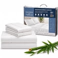 thumbnail image 1 of Sacred Thread Rayon Derived from Bamboo Sheets ,4-Piece Set, 1 Flat Sheet, 1 Fitted Sheet, 2 Pillowcases, 1 of 9