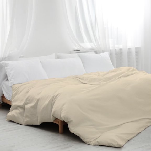 Sacred Thread Bamboo Duvet Cover - Silky Soft, Vibrant, Fade Resistant Colors, Durable Zipper