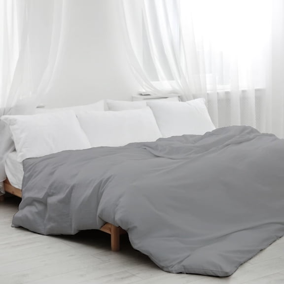 Sacred Thread Bamboo Duvet Cover - Silky Soft, Vibrant, Fade Resistant Colors, Durable Zipper