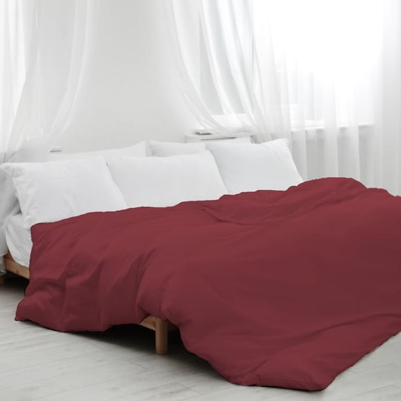 Sacred Thread Bamboo Duvet Cover - Silky Soft, Vibrant, Fade Resistant Colors, Durable Zipper