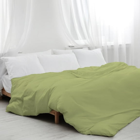 Sacred Thread Bamboo Duvet Cover - Silky Soft, Vibrant, Fade Resistant Colors, Durable Zipper