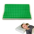 thumbnail image 1 of Sacred Thread Memory Foam Pillow with Cooling Gel, Contour Pillow for Side, Back, & Stomach Sleeper, 1 of 9