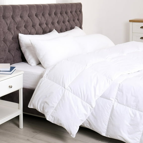 Sacred Thread Reversible Bamboo Comforter - Soft & Lightweight - Down Alternative Filling, Cooling