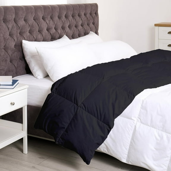 Sacred Thread Reversible Bamboo Comforter - Soft & Lightweight - Down Alternative Filling, Cooling