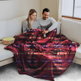 thumbnail image 1 of Sacred Thread Sherpa Fleece Blanket, Southwestern King Blanket, Throw Blanket for Sofa, Couch and Bed, Reversible Winter Blanket, 1 of 10
