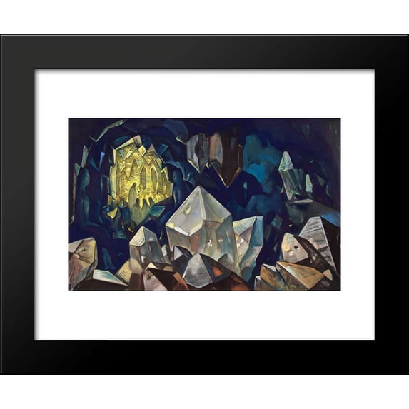 Sacred (Treasure of Mountain) 20x24 Framed Art Print by Nicholas Roerich