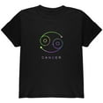 thumbnail image 1 of Sacred Zodiac Cancer Youth T Shirt Black YMD, 1 of 1