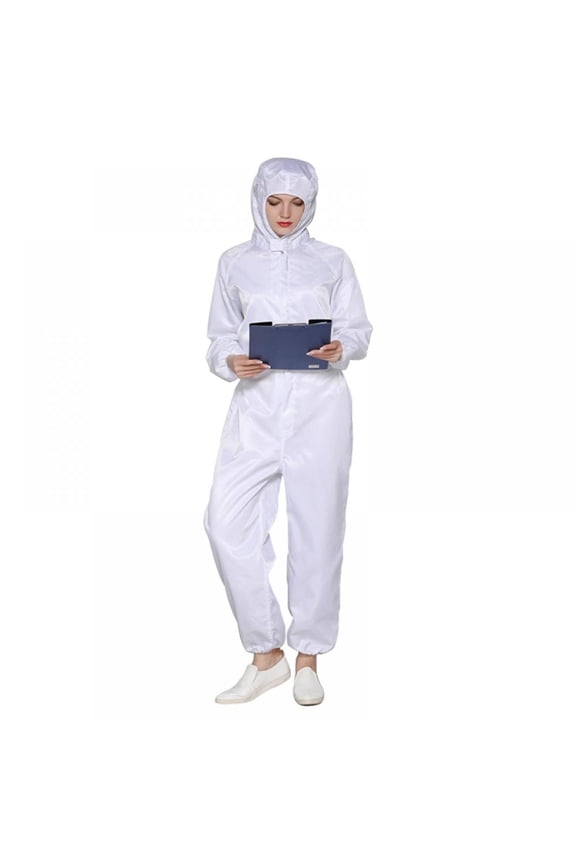 Reusable Protective Clothing Full Body Protective, Dust-proof And Anti-static,Elastic Cuff Overalls,Multiple Sizes