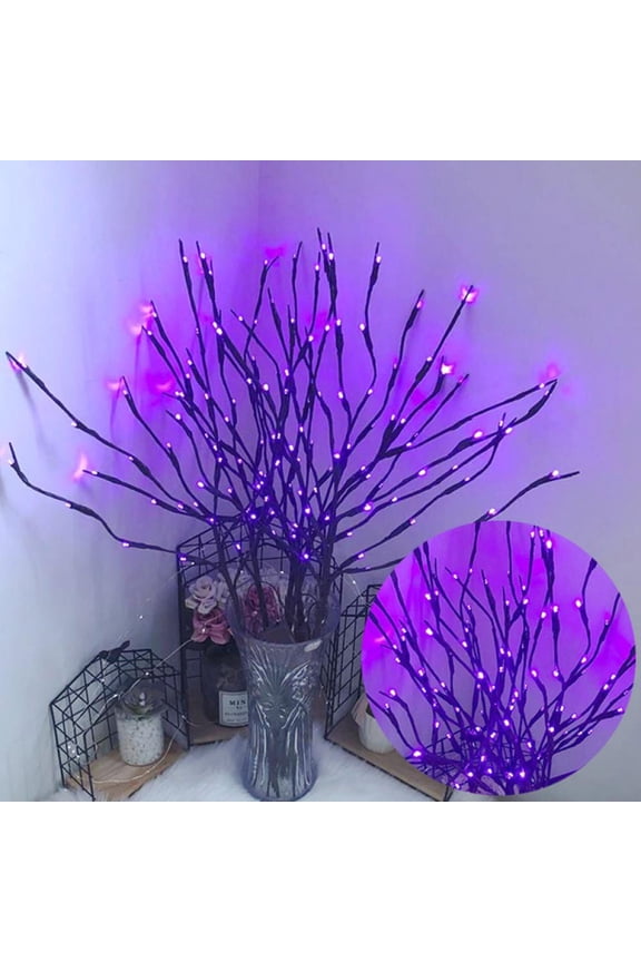 Simulation Tree Branch Light String Christmas Decorations 1PCS