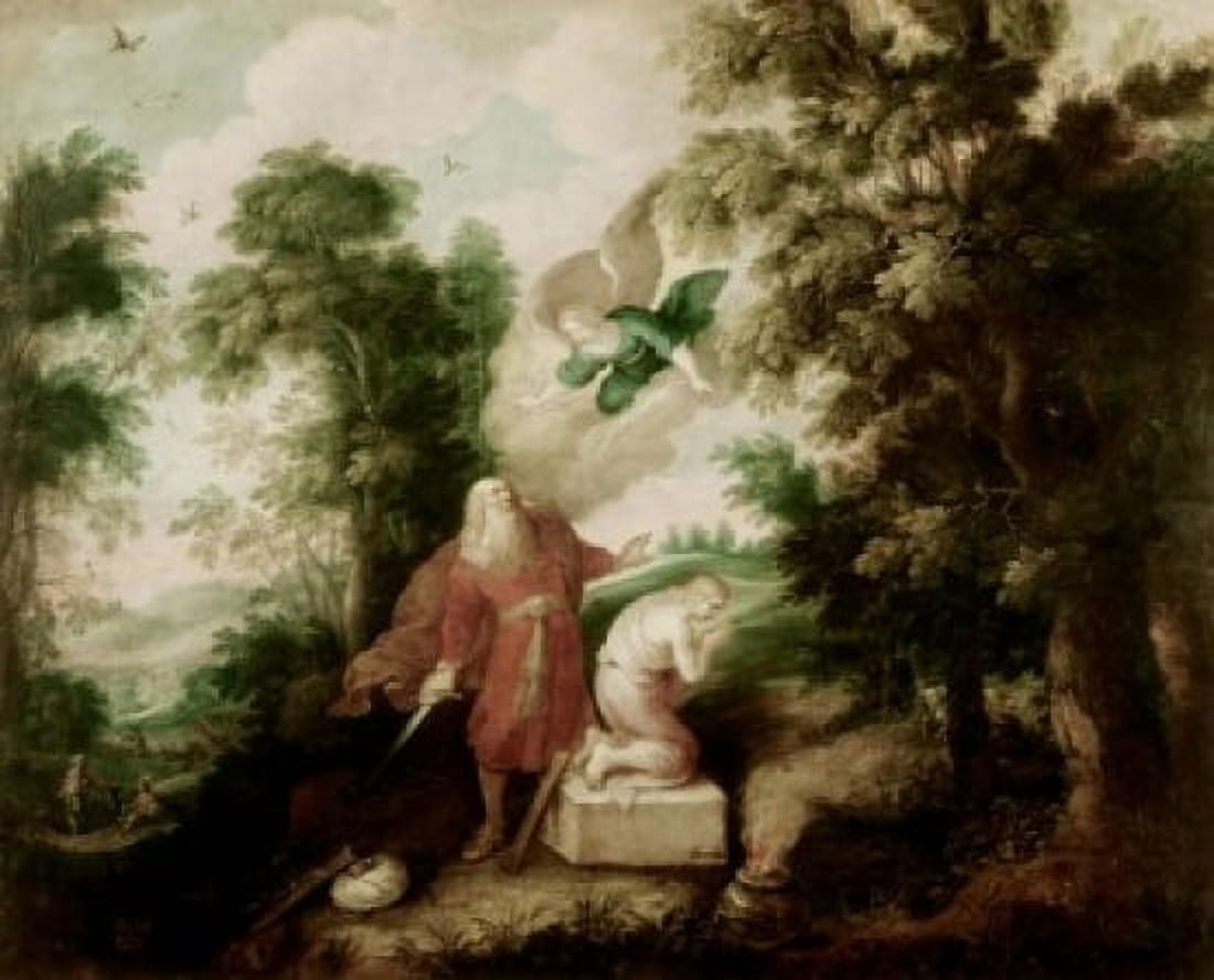 Sacrifice of Isaac Franz Friedrich Franck (1627-1687 German) Canvas Art - Franz Friedrich Franck (18 x 24)
