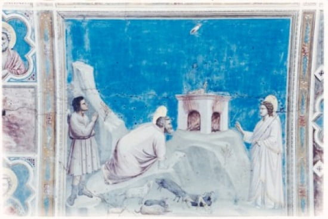 Sacrifice of Joachim C 1304-5 Giotto (ca1266-1337 Italian) Fresco Capella Scrovegni Padua Italy Canvas Art - Giotto (18 x 24)