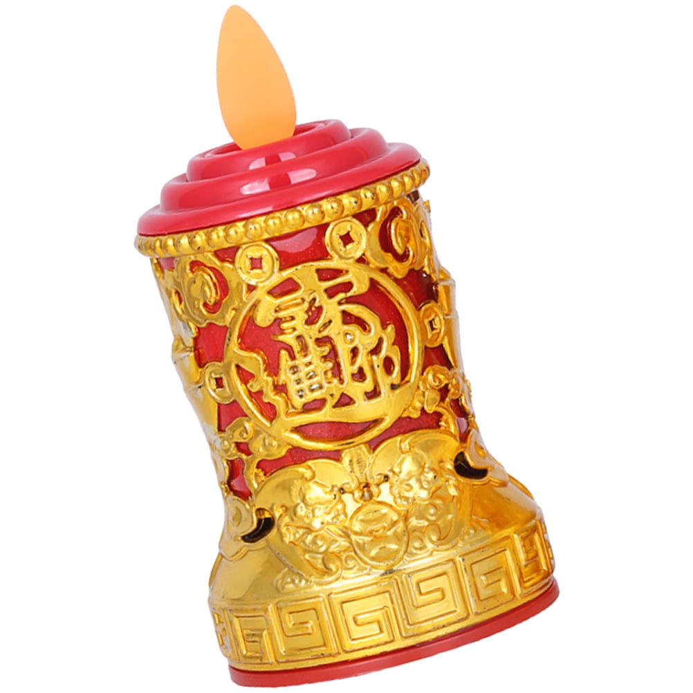 Sacrificial Candle Lamp Buddhist Spiritual Decor Flameless Altar