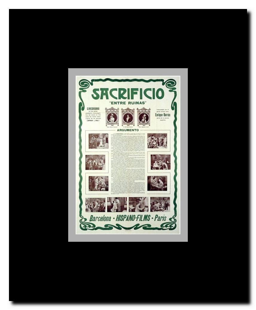 Sacrificio Framed Movie Poster