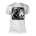 thumbnail image 1 of Sacrilege T Shirt Behind The Realms Of Madness Band Logo new Official Mens White, 1 of 3