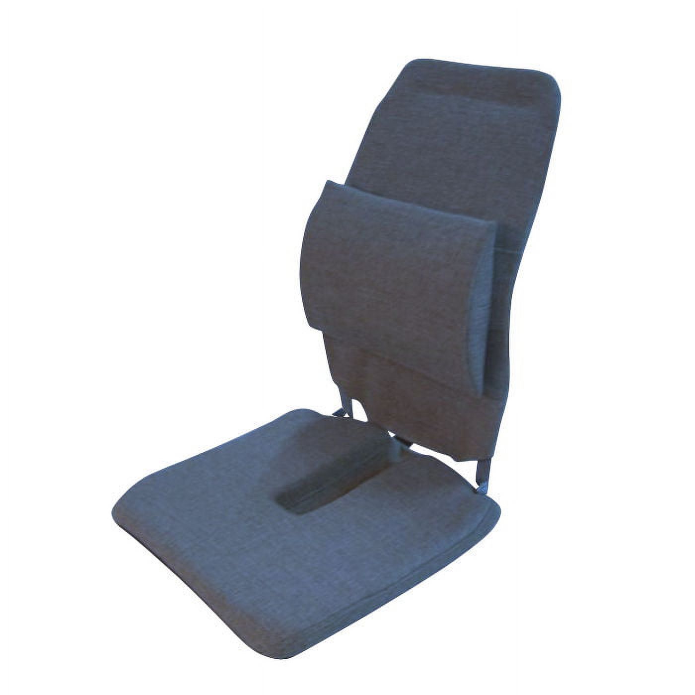 SacroEase Back and Seat Cushion with Padding and Tailbone CutOut