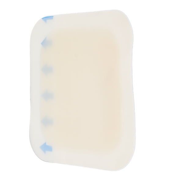 Sacrum Silicone Dressing, 3.9 in x 3.9 in Adhesive Bordered Pad for Wound Care and Healing