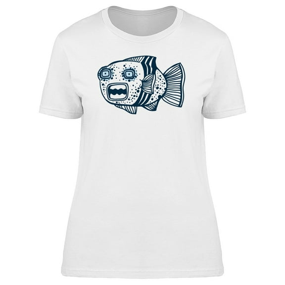 Sacry Blue Fish T-Shirt Men -Image by Shutterstock, Male Large