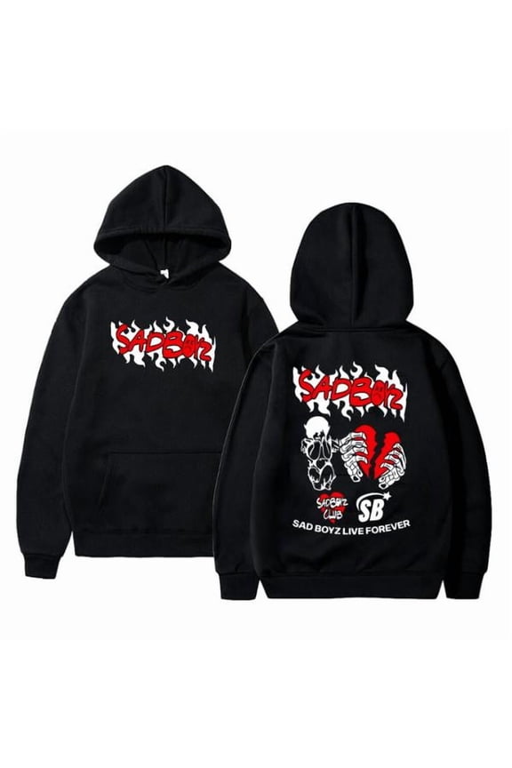 Junior H Hoodie, Sweatshirt, T-Shirt, Sad Boyz Club, Sad Boyz Live Forever, Album 2024, Trending Clothes, Gift For Fan