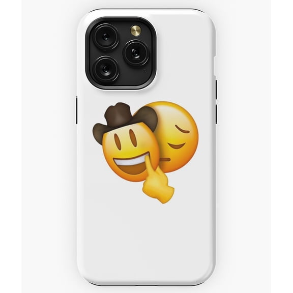 Sad Cowboy Mask Emoji Funny Meme G3800 Phone Case for iPhone17 16 15 14 13 12 11 Pro Max