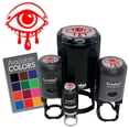 thumbnail image 1 of Sad Crying Eye Running Mascara Makeup Self-Inking Rubber Stamp Ink Stamper for Stamping Crafting Planners - Red Ink - Large 1-1/2 Inch, 1 of 7