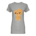 thumbnail image 1 of Sad Gingerbread Man Shaped T-Shirt Women -Image by Shutterstock, Female Medium, 1 of 2