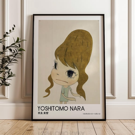 Sad Girl Character Whimsical Character Contemporary Poster
