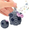 thumbnail image 1 of Sad Hamster Hooked Doll With Music And Keychain Knitted Sad Hamster Crochet Plush Hamster Meme With Bow Cute Minin Gifts Decor, 1 of 7