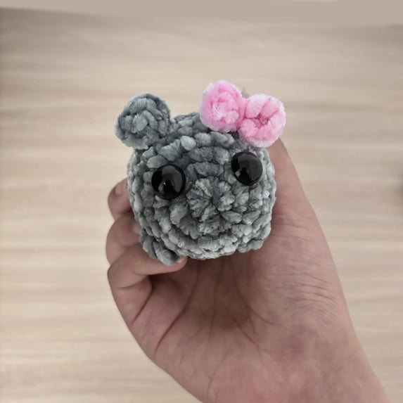 Sad Hamster Keychain,Sad Hamster Meme Plush Toy,Handmade Sad Hamster Knitted Doll, Sad Hamster Crochet Dolls Kids,Crocheted Sad Hamster Keychain With Sound,Keychains For Cars