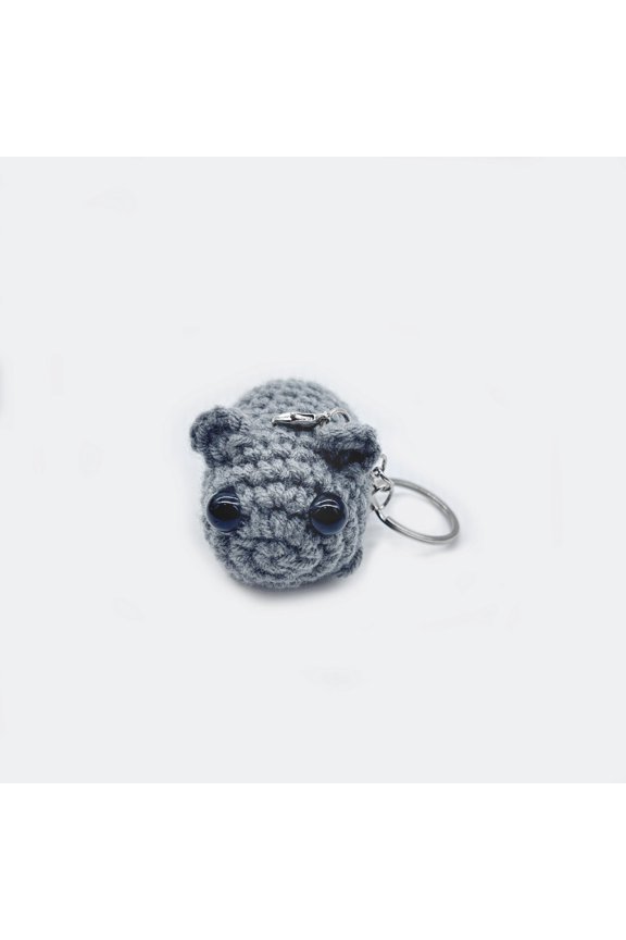 Sad Hamster Meme Sad Hamster Keychain With Hand Knitted Sad Hamster Toy Gift For Friend Partner